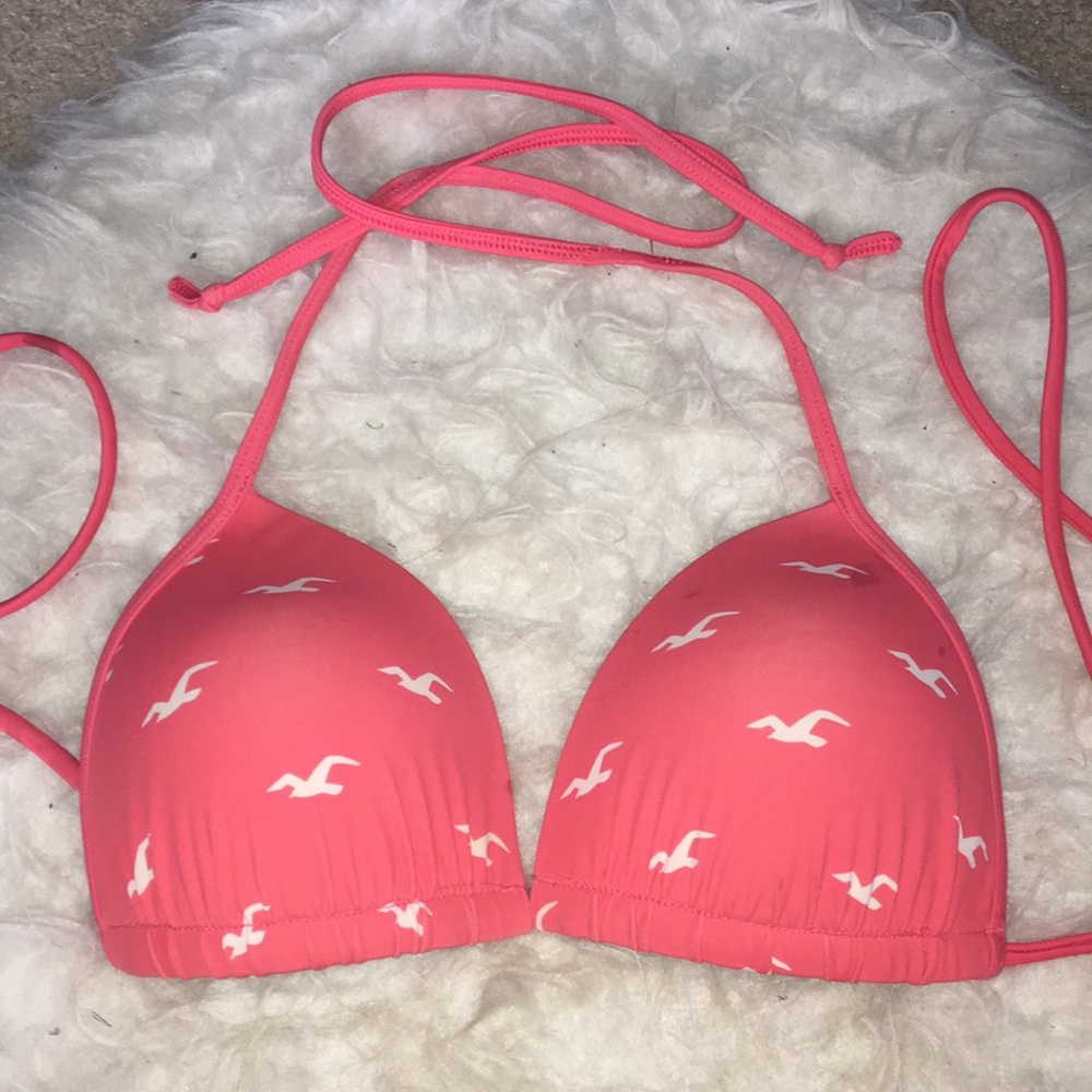 Hollister Pink Bikini Top